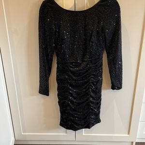 Sequin black dress
